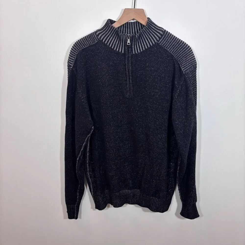 Buckle BKE Men's 1/4 Zip Sweater Size XL